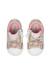 Baskets bébé fille en simili cuir et tissu shin à zip Blanc-platine 4 - vertbaudet enfant 
