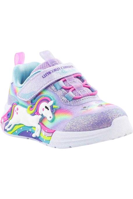 Basket unicorn chaser Rose multicolore+Rose pkmt+Violet+Violet 23 - vertbaudet enfant 