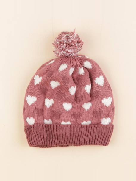 Bonnet - 2/3 ans Blanc, rose 1 - vertbaudet enfant 