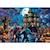 Puzzle nuit d'halloween 1000 pcs Violet 2 - vertbaudet enfant 