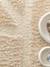 Tapis doux à relief en polyester recyclé murmure Beige sable+Blanc pur 5 - vertbaudet enfant 