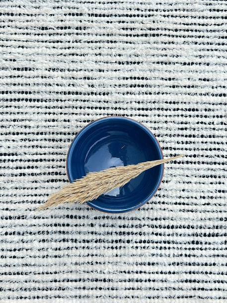 Tapis en coton recyclé tissé à la main bartolo Gris minéral 3 - vertbaudet enfant 