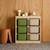 Sora - children's storage unit with 6 storage bins Moutarde+Orange+Vert olive 13 - vertbaudet enfant 