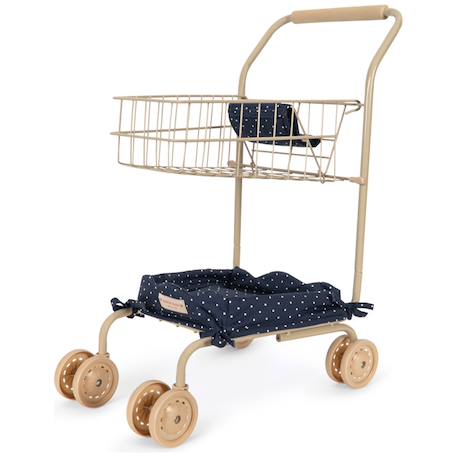 Caddie à roulette pour poupée Bleu, blanc, rouge 1 - vertbaudet enfant 