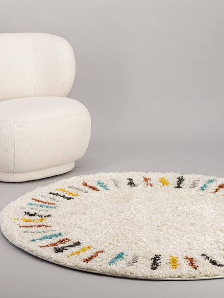 Tapis enfant rond tout doux arpege Beige sable 3 - vertbaudet enfant 