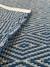 Tapis en fibres recyclées tissé à la main pessoa Bleu naturel+Gris minéral+Rose poudrée 3 - vertbaudet enfant 
