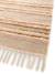 Tapis rayé fait main en laine et jute raj Beige sable+Rose poudrée 12 - vertbaudet enfant 