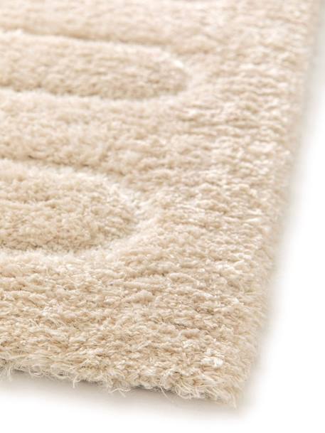 Tapis à relief en polyester recyclé eolya Beige sable+Blanc pur 4 - vertbaudet enfant 