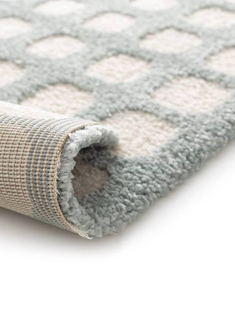 Tapis à relief doux et élégant pixel Beige sable+Bleu naturel+Brun naturel 10 - vertbaudet enfant 