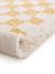 Tapis damier poils longs doux et volumineux checkers Beige sable+Bleu naturel+Gris minéral+Jaune naturel+Rose poudrée+Terracotta+Vert naturel 21 - vertbaudet enfant 