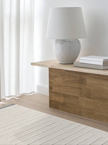 Tapis doux à reliefs aligne Beige sable 6 - vertbaudet enfant 