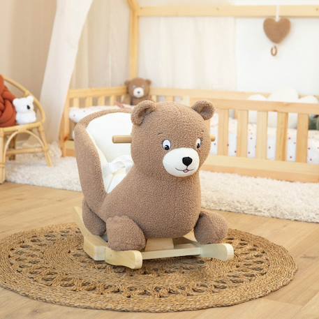 Ours à bascule bébé Marron 3 - vertbaudet enfant 