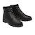 Boots garçon en cuir Noir foncé 3 - vertbaudet enfant 