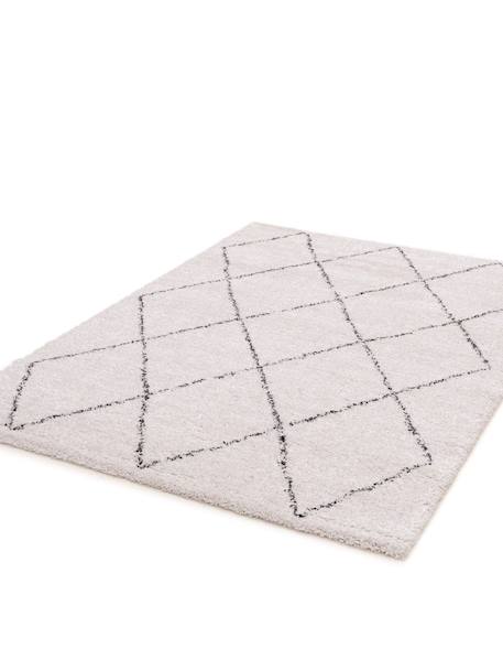 Tapis shaggy ethnique tissé doux et volumineux nomad Beige sable 6 - vertbaudet enfant 