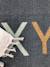 Tapis enfant en coton alphabet Gris minéral 3 - vertbaudet enfant 