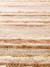 Tapis rayé fait main en laine et jute raj Beige sable+Rose poudrée 10 - vertbaudet enfant 