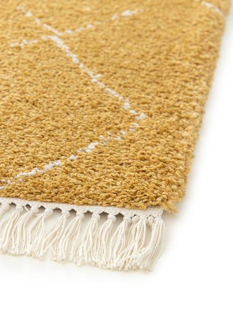 Tapis épais à franges doux et raffiné tigris Jaune naturel 5 - vertbaudet enfant 