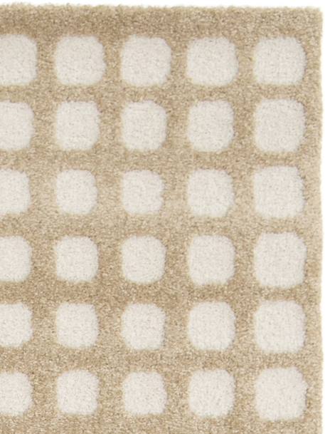 Tapis à relief doux et élégant pixel Beige sable+Bleu naturel+Brun naturel 15 - vertbaudet enfant 