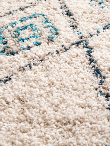 Tapis shaggy ethnique doux et volumineux diamond Beige sable 6 - vertbaudet enfant 