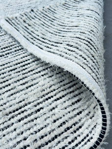 Tapis en coton recyclé tissé à la main bartolo Gris minéral 6 - vertbaudet enfant 