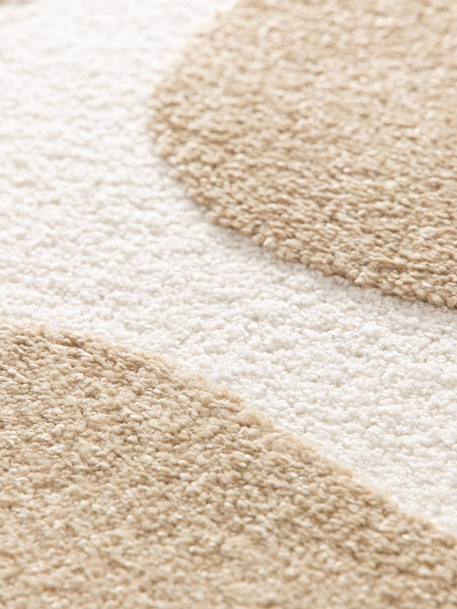 Tapis doux à motifs en relief blossom Blanc pur+Brun naturel 9 - vertbaudet enfant 