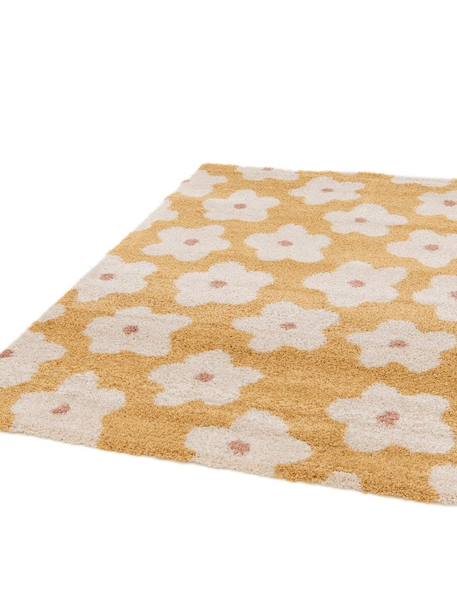 Tapis enfant épais et confortable fleurs Jaune naturel+Rose poudrée+Vert naturel 4 - vertbaudet enfant 