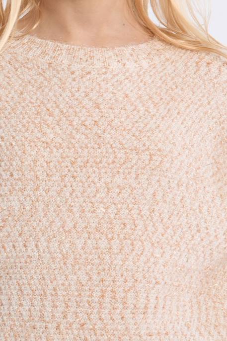 Pull en maille oversize Offwhite 2 - vertbaudet enfant 