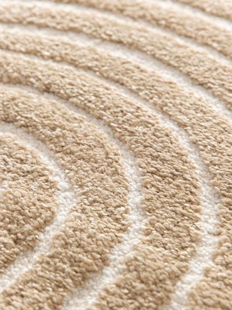 Tapis à relief doux et élégant groove Beige sable+Bleu naturel+Brun naturel 15 - vertbaudet enfant 
