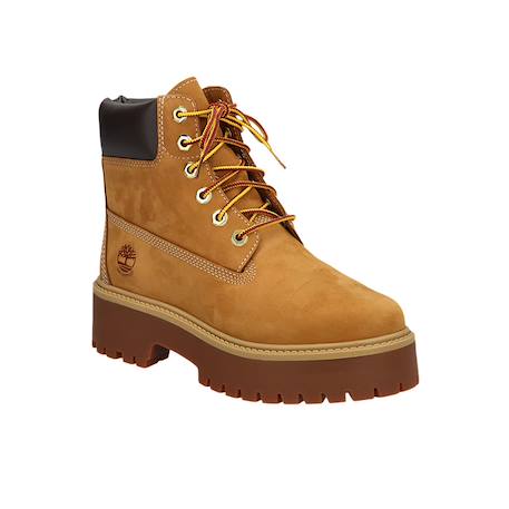 Boots garçon en cuir Blé, marron foncé 3 - vertbaudet enfant 