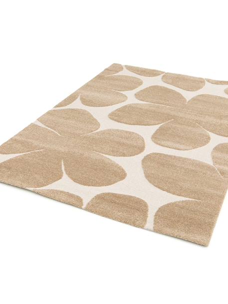 Tapis doux à motifs en relief blossom Blanc pur+Brun naturel 11 - vertbaudet enfant 