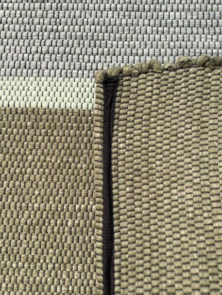 Tapis en fibres recyclées tissé à la main leonor Beige sable+Rose poudrée+Vert naturel 16 - vertbaudet enfant 