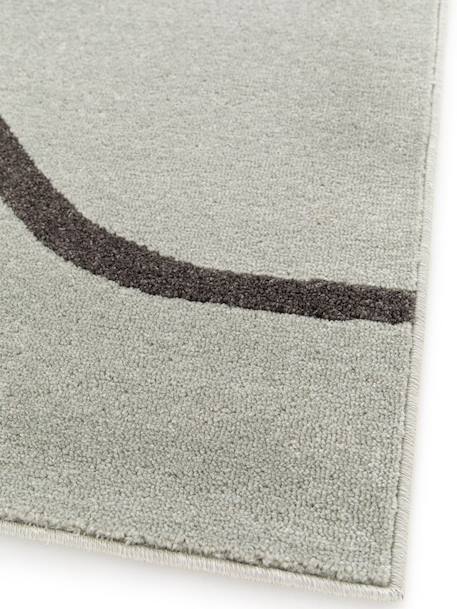 Tapis géométrique doux et confortable bilbao Beige sable+Vert naturel 12 - vertbaudet enfant 