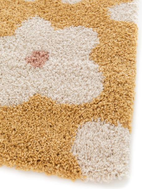 Tapis enfant épais et confortable fleurs Jaune naturel+Rose poudrée+Vert naturel 3 - vertbaudet enfant 