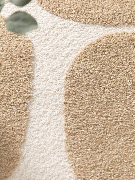 Tapis doux à motifs en relief blossom Blanc pur+Brun naturel 8 - vertbaudet enfant 