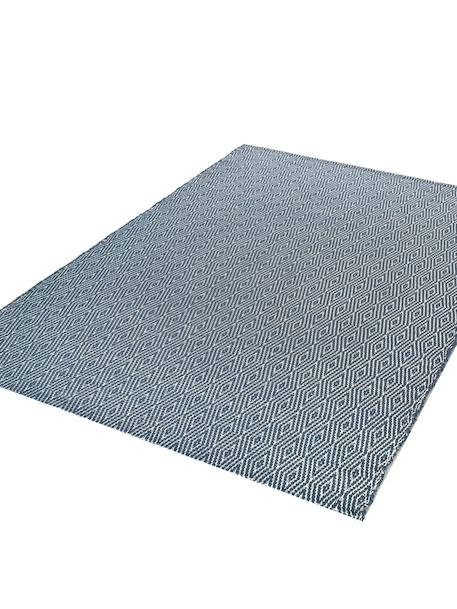Tapis en fibres recyclées tissé à la main pessoa Bleu naturel+Gris minéral+Rose poudrée 4 - vertbaudet enfant 