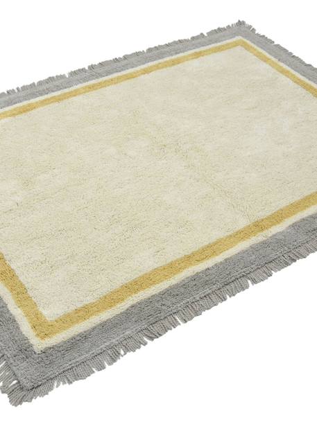 Tapis enfant en coton oscar Beige sable+Gris minéral 11 - vertbaudet enfant 