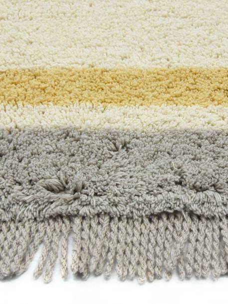 Tapis enfant en coton oscar Beige sable+Gris minéral 10 - vertbaudet enfant 