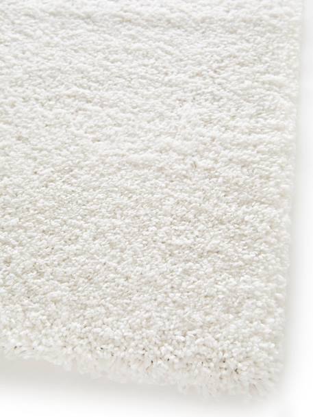 Tapis shaggy ethnique doux et volumineux lison Blanc pur+Gris minéral 5 - vertbaudet enfant 