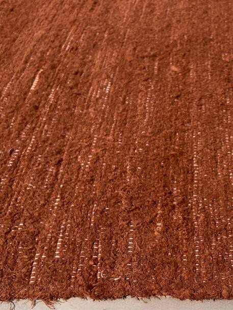 Tapis en coton recyclé tissé à la main amalia Brun naturel+Vert naturel 3 - vertbaudet enfant 