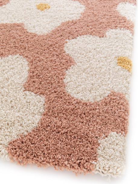 Tapis enfant épais et confortable fleurs Jaune naturel+Rose poudrée+Vert naturel 12 - vertbaudet enfant 