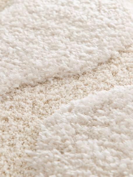 Tapis shaggy doux en polyester recyclé avec relief pemberley Beige sable 6 - vertbaudet enfant 