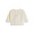 Sweat-shirt bébé en velours neige Ecru 2 - vertbaudet enfant 