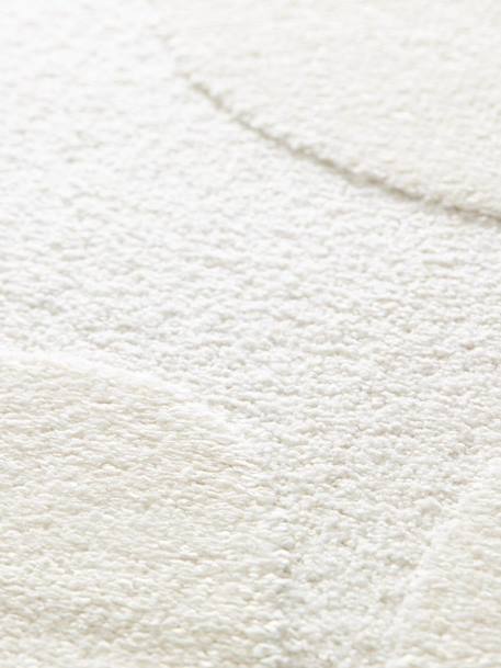 Tapis doux à motifs en relief blossom Blanc pur+Brun naturel 5 - vertbaudet enfant 