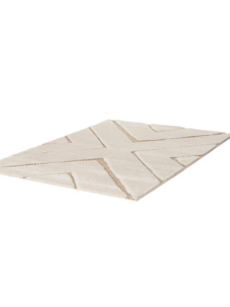Tapis design avec effet relief romy Beige sable 3 - vertbaudet enfant 