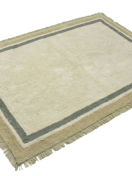 Tapis enfant en coton oscar Beige sable+Gris minéral 5 - vertbaudet enfant 