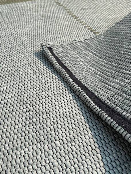 Tapis en fibres recyclées tissé à la main leonor Beige sable+Rose poudrée+Vert naturel 15 - vertbaudet enfant 