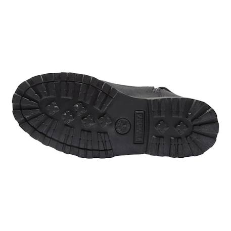 Boots garçon en cuir Noir foncé 6 - vertbaudet enfant 
