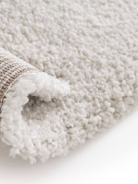 Tapis shaggy ethnique doux et volumineux lison Blanc pur+Gris minéral 9 - vertbaudet enfant 