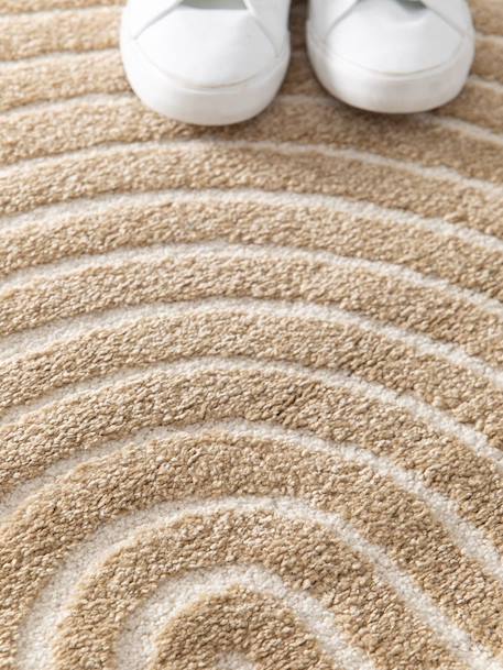 Tapis à relief doux et élégant groove Beige sable+Bleu naturel+Brun naturel 16 - vertbaudet enfant 