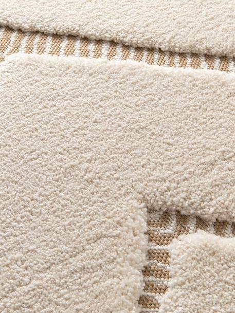 Tapis design avec effet relief romy Beige sable 4 - vertbaudet enfant 